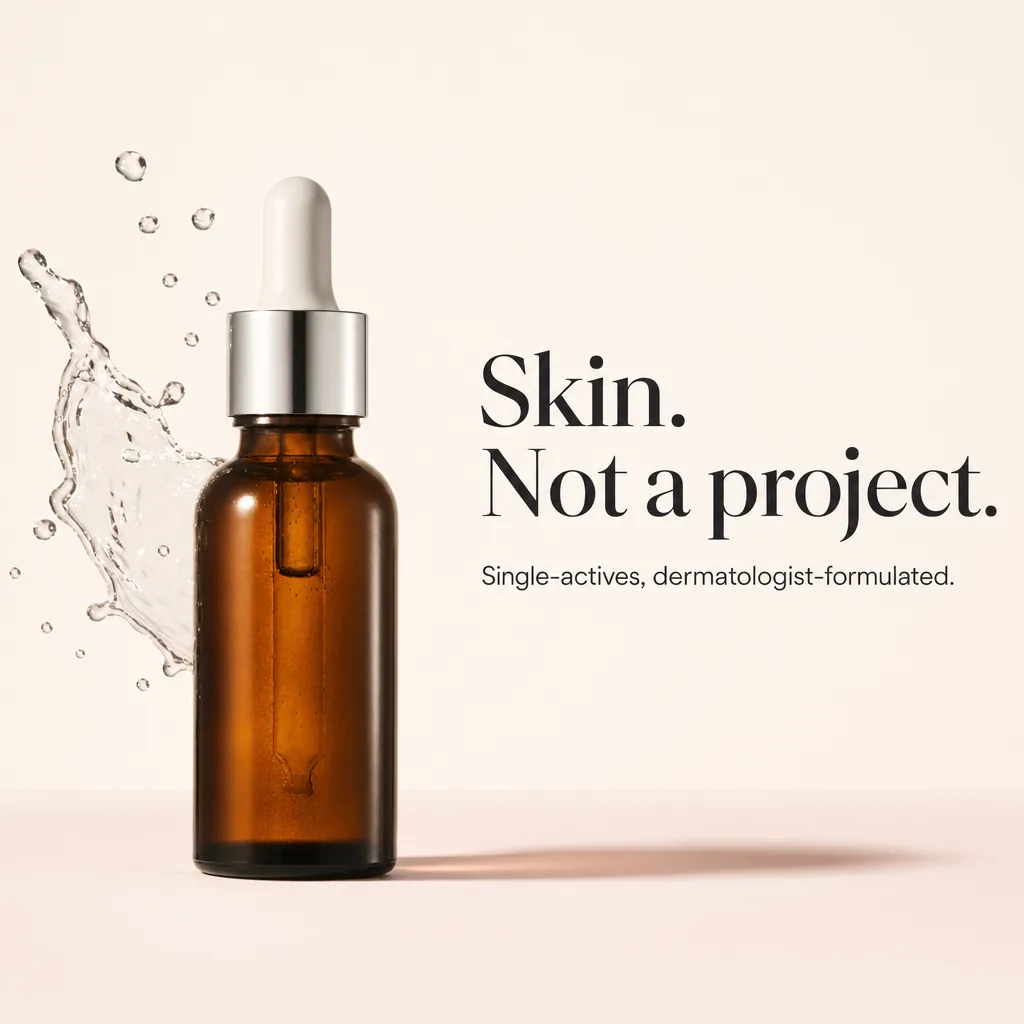 Ad: ads skincare clean editorial