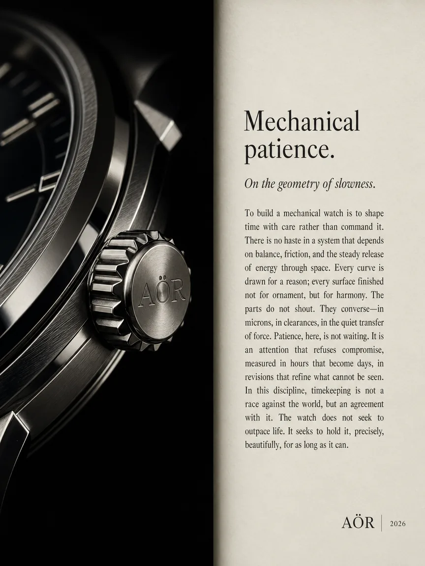 Brand: brand luxury watch editorial