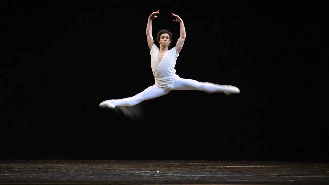 People: people ballet mid leap