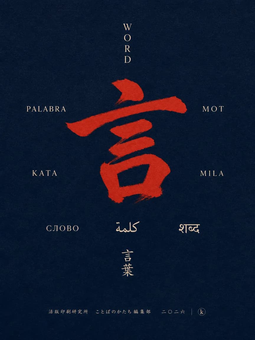 Print: print japanese typography poster